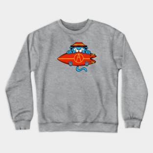 Twinnie Cat Surfer Crewneck Sweatshirt